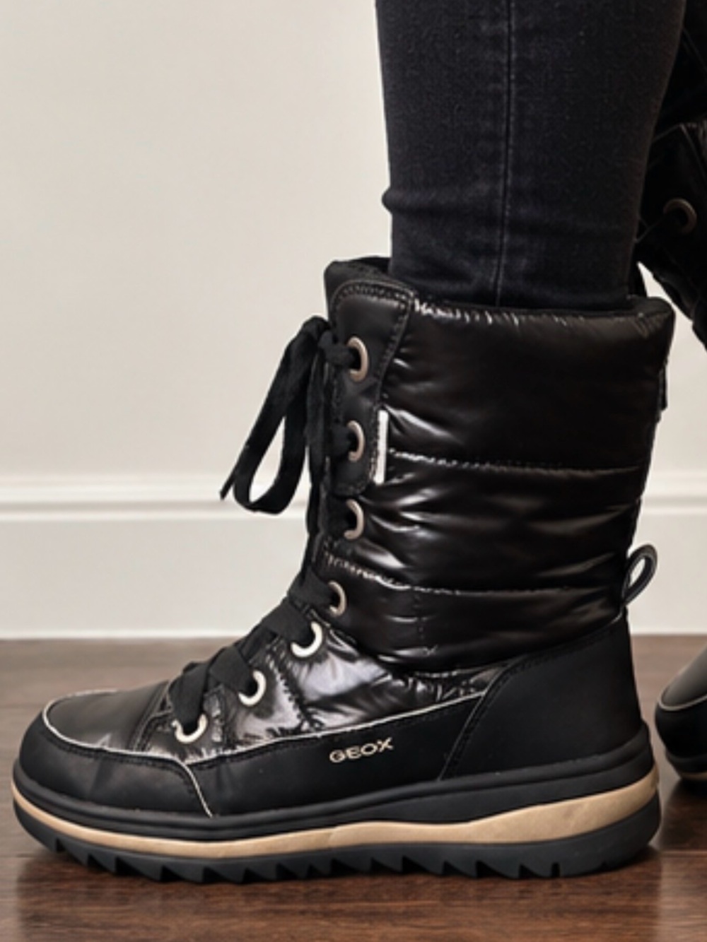 GEOX Amphibiox Winter Snow Boots -30°C Black EU 38 Size 8